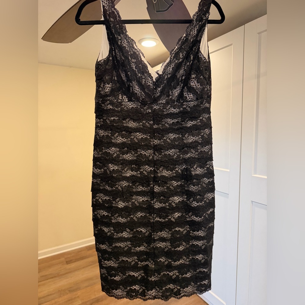 Suzi Chin for Maggy Boutique Black Lace Dress - Picture 2 of 3